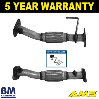 Fits Kia Rio 2017-2018 Stonic 2017-2018 1.2 Exhaust Pipe + Fitting Kit Centre BM - Image 1 of 4