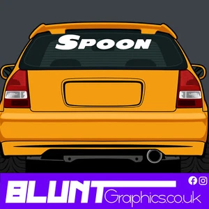 Spoon Sport 800 mm Aufkleber Abziehbild JDM Drift VINYL HERGESTELLT IN UK JAPAN HONDA EK EG EP3 - Bild 1 von 3