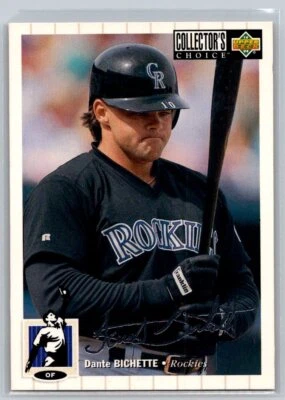 💎1994 Collector's Choice Silver Signature #52 Dante Bichette - Rockies💎 - Image 1 of 2