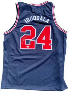ANDRE IGUODALA SIGNED ARIZONA WILDCATS BASKETBALL JERSEY WARRIORS 76ERS JSA - Picture 1 of 5