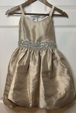 *BLUE GORGEOUS- Wedding Flower Girl Sequins Holiday Pageant Formal Dress. Sz 10