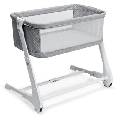 2-In-1 Baby Bedside Crib Bassinet & Sofa Height Adjustable Infant Sleeping Bed - Image 1 of 4