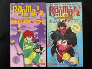 Ranma 1/2 VHS Season 5 Dubbed Version Volumes 1, & 5 (2 tapes) - Imagen 1 de 2