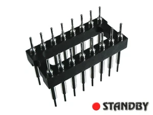 104pcs 16pin DIL pin headers Open frame Interconnect PRECI-DIP 151-90-316-00-004 - Bild 1 von 1