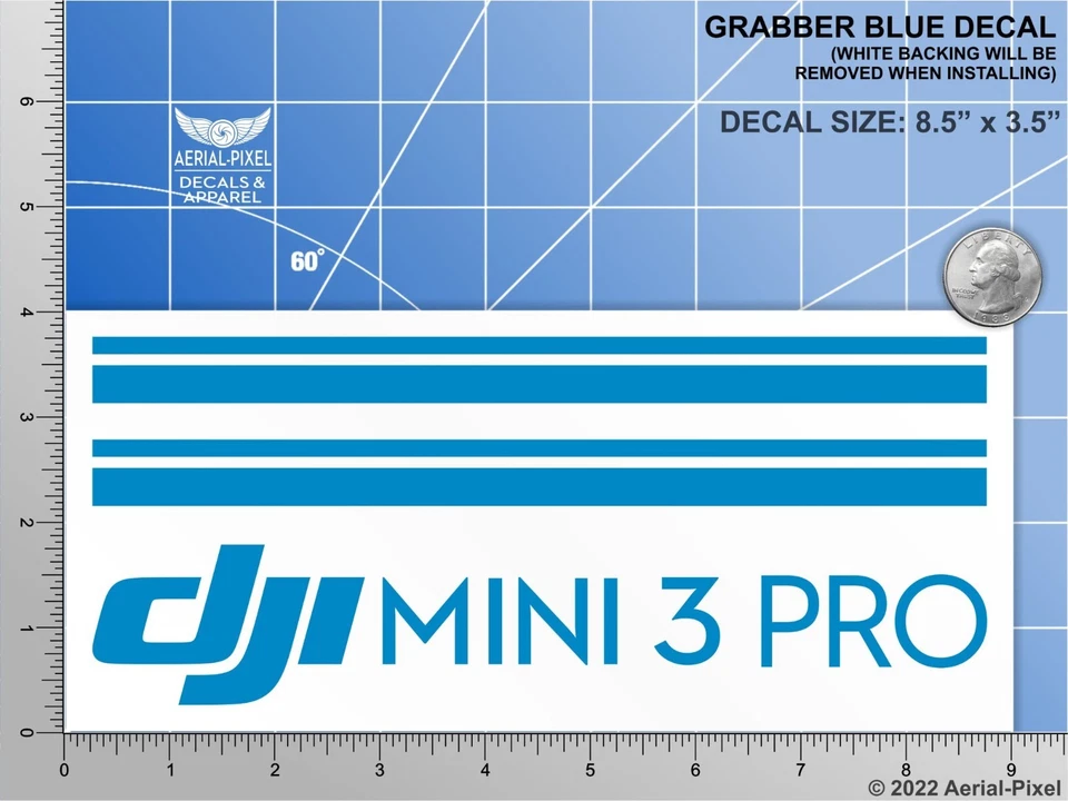 DJI Mini 3 Pro Drone Case Decal  for Nanuk Pelican GoProfessional GPC & More - Image 1 of 3
