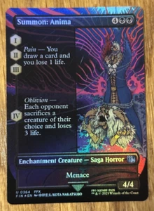 MTG Final Fantasy, Summon: Anima - Borderless Foil - Picture 1 of 1
