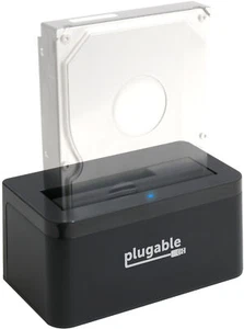 Plugable USB 3.1 Gen 2 10Gbps SATA Upright Hard Drive Dock & SSD Dock - Afbeelding 1 van 6