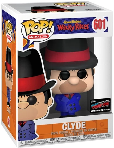 Funko POP! Animation Hanna Barbera Wacky Races Clyde Exclusive Vinyl Figure - NY Cover