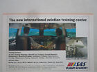 4/1991 PUB SAS SCANDINAVIAN FLIGHT ACADEMY SIMULATOR ORIGINAL AD