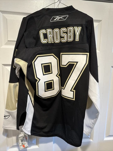 NHL Sidney Crosby #87 Pittsburgh Penguins Stitched Jersey Adult Small NWT Cover