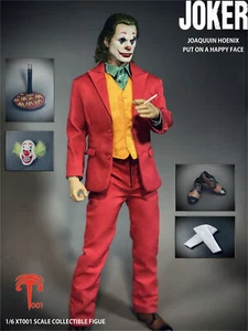 Traje rojo de payaso 1/6 XT001 Joaquin Phoenix Arthur Fleck Joker 12" figuras de acción - Imagen 1 de 9