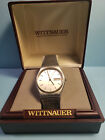 Vintage Wittnauer Swiss Quartz Stainless Steel President Mens Bracelet Watch