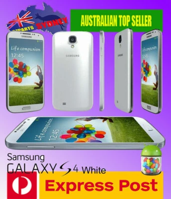 NEW Samsung Galaxy S4 GT-i9500 Unlocked Smartphone, Black, AUS Stock, Dual Sim - Image 1 of 4