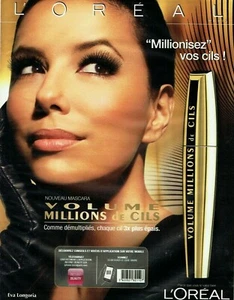 Publicité Advertising 320 2010 L'Oréal maquillage mascara & Eva Longoria - Picture 1 of 1
