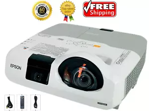 Epson BrightLink 436Wi 3LCD Projector Short Throw 3000 ANSI Interactive w/Bundle - Picture 1 of 10