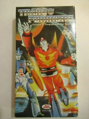 Transformers - Volume 3 - Programmed for Evil - VHS - Image 1 of 2