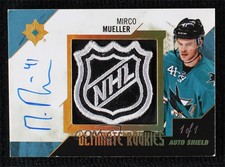 2014 Ultimate Collection Shield Gold Spectrum 1/1 Mirco Mueller Rookie Auto RC