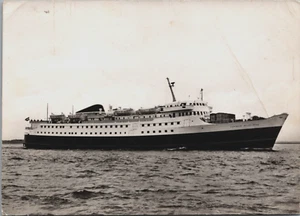 M.S. Koningin Wilhelmina Protected Cruiser Nautica Vintage RPPC BP8 - Imagen 1 de 2