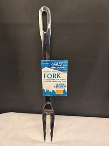 Tenedor de 2 dientes de acero inoxidable para cocinar barbacoa Culnary camping - Imagen 1 de 3
