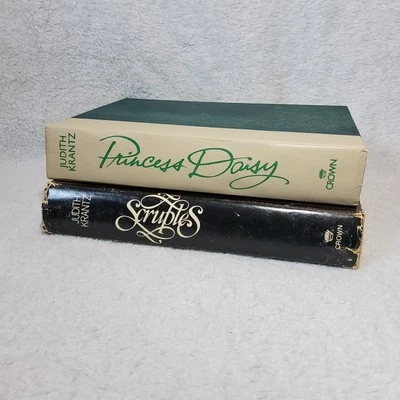 Judith Krantz 2 Book Lot Scruples & Princess Daisy Hardcover Vintage Romance  Foto 1 de 4