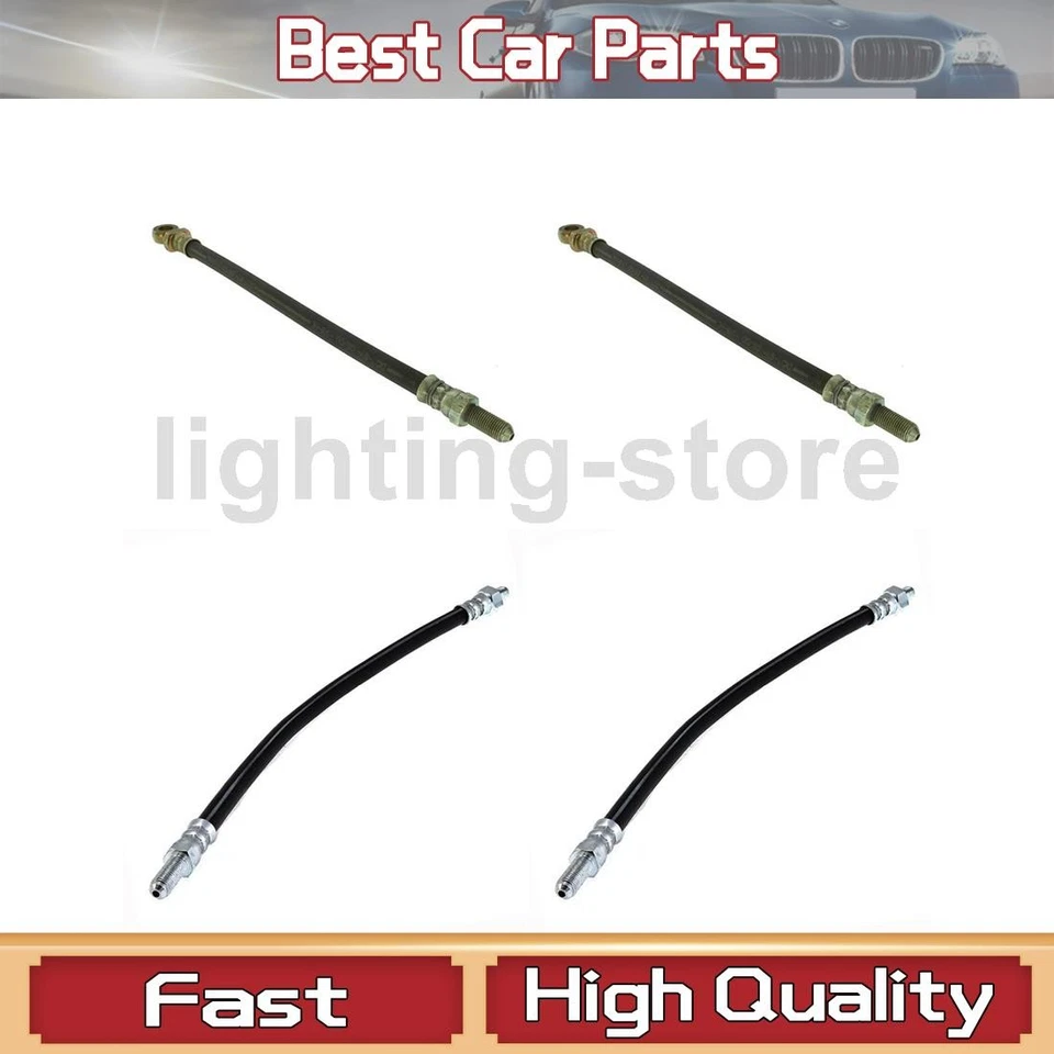 Manguera hidráulica de freno delantero trasero piezas centradas para Austin Healey 1962-1963 4 piezas Foto 1 de 4