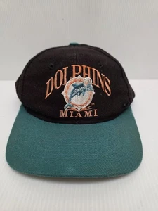 Vintage 1990's Miami Dolphins AJD Snapback NFL Football Hat Cap - Preowned - Bild 1 von 10