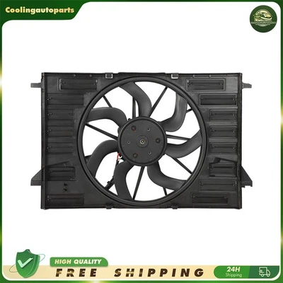 625080 For 2017-20 Audi A4 2017-21 Audi A4 allroad Quattro Radiator Fan Assembly — 第 1/4 张图片