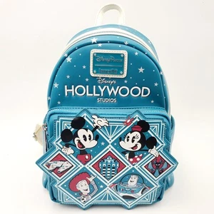 2025 Disney Parks Hollywood Studios Mickey & Minnie Mouse Loungefly Backpack - Picture 1 of 4
