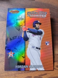 2020 Topps Bowman's Best Yordan Alvarez RC Franchise Favorites #FFAYA Astros  - Picture 1 of 2
