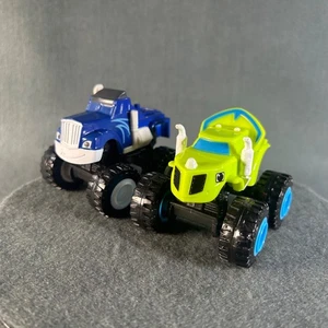 Blaze And The Monster Machines Crusher Zeg Truck Vehicle Figure Lot Mattel - Picture 1 of 18