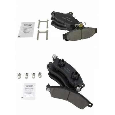 Kit de pastilhas de freio a disco dianteiro e traseiro de cerâmica para Camaro Corvette Firebird - Imagem 1 de 4