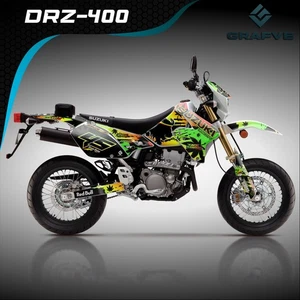 Drz 400sm 400s 400 Kit Calcomanías Gráficas Suzuki Pegatinas Supermoto PERSONALIZABLES - Imagen 1 de 4