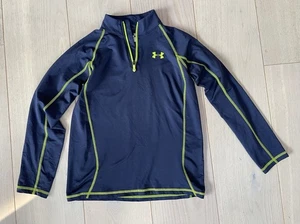 Under Armour Cold Gear Loose Fit Boys YLG 14-16Y Long Sleeve Top Sweatshirt Mint - Picture 1 of 14