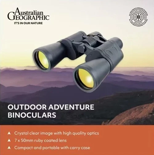 Australian Geographic Outdoor Adventure Binoculars - with Carry Case - ULTGW0478 - image 1 of 3