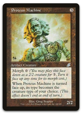 Proteus Machine #141 (NM) Scourge SCG Magic MTG - Image 1 of 2