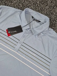 Camisa polo a rayas Travis Mathew para hombre talla 2XL XXL ligera de golf nueva con etiquetas - Imagen 1 de 9