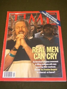 TIME MAGAZINE - REAL MEN CAN CRY - Oct 13 1997 - Picture 1 of 1