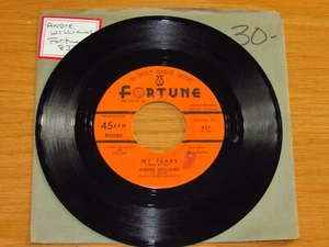 DOO WOP GROUP (1 SIDE) 45 RPM - ANDRE WILLIAMS - FORTUNE 837 - "MY TEARS" - Picture 1 of 2