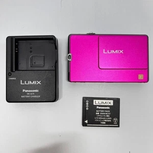 Panasonic Lumix  Dmc-Fp1-P Pink Digital Camera Confirmed Operation From Japan - Picture 1 of 12