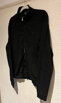 Perry Ellis Zipped Sweater Blue UK Size XL - Image 1 of 4