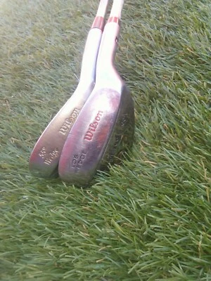 Juego de cuñas armonizadas Wilson 55* y cuña lóbulo 60*L diestro palos de golf cuñas 36" Foto 1 de 4