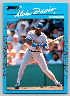 1990 DONRUSS BEST OF THE AL ALVIN DAVIS SEATTLE MARINERS #26 - Image 1 of 2