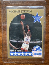 1990 NBA Hoops Michael Jordan All-Star Weekend Miami Card # 5 💥CLEAN 💥
