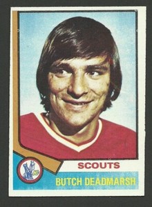 Butch Deadmarsh Kansas City Scouts #73 1974-75 Topps Hockey Card NM