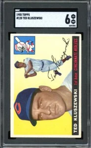 1955 Topps #120 Ted Kluszewski Reds SGC 6 EX-NM - Picture 1 of 2