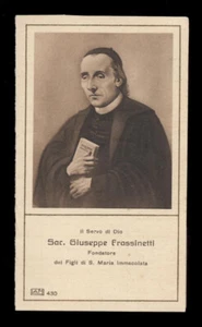 santino-holy card S.D. GIUSEPPE FRASSINETTI - Imagen 1 de 1