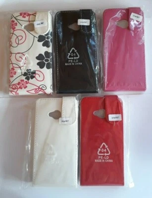 Vertical PU leather flip style phone case, cover to fit HTC One M7 - Image 1 of 4