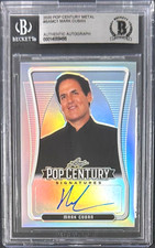 Mark Cuban 2020 LEAF Pop Century Metal Card #BAMC1 Beckett 14059495.