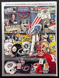 BIG 1/27/1991  NEW Super Bowl XXV Official Program New York Giants Buffalo Bills - Picture 1 of 2