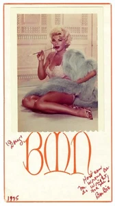 BARBARA NICHOLS HANDWRITTEN NOTE SIGNED AUTOGRAPHED + LOVELY VINTAGE PHOTOGRAPH - Picture 1 of 2